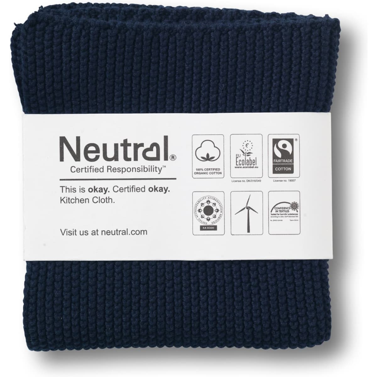Neutral Pearl Knit Kitchen Cloth (Pack of 2 pieces)