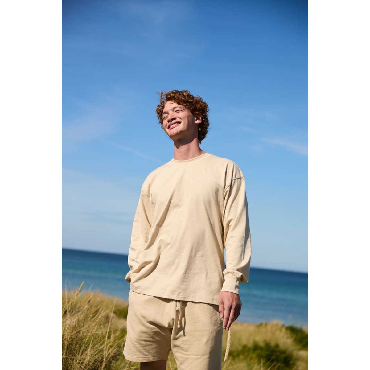 Unisex Tiger Cotton Oversized LS T-shirt