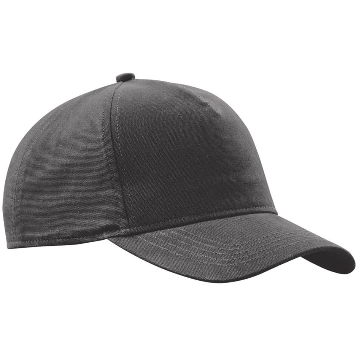A black Explorer Cap with a curved brim and a structured crown. It features a logo on the front.