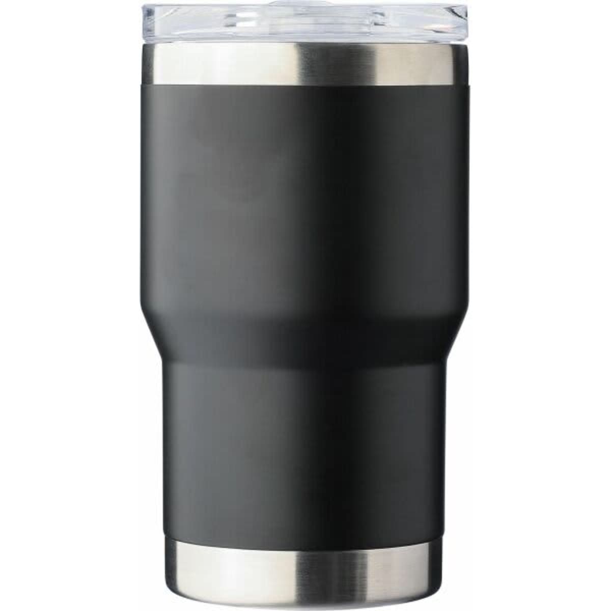 Recycled stainless steel double-walled travel mug (350 ml) Ayen