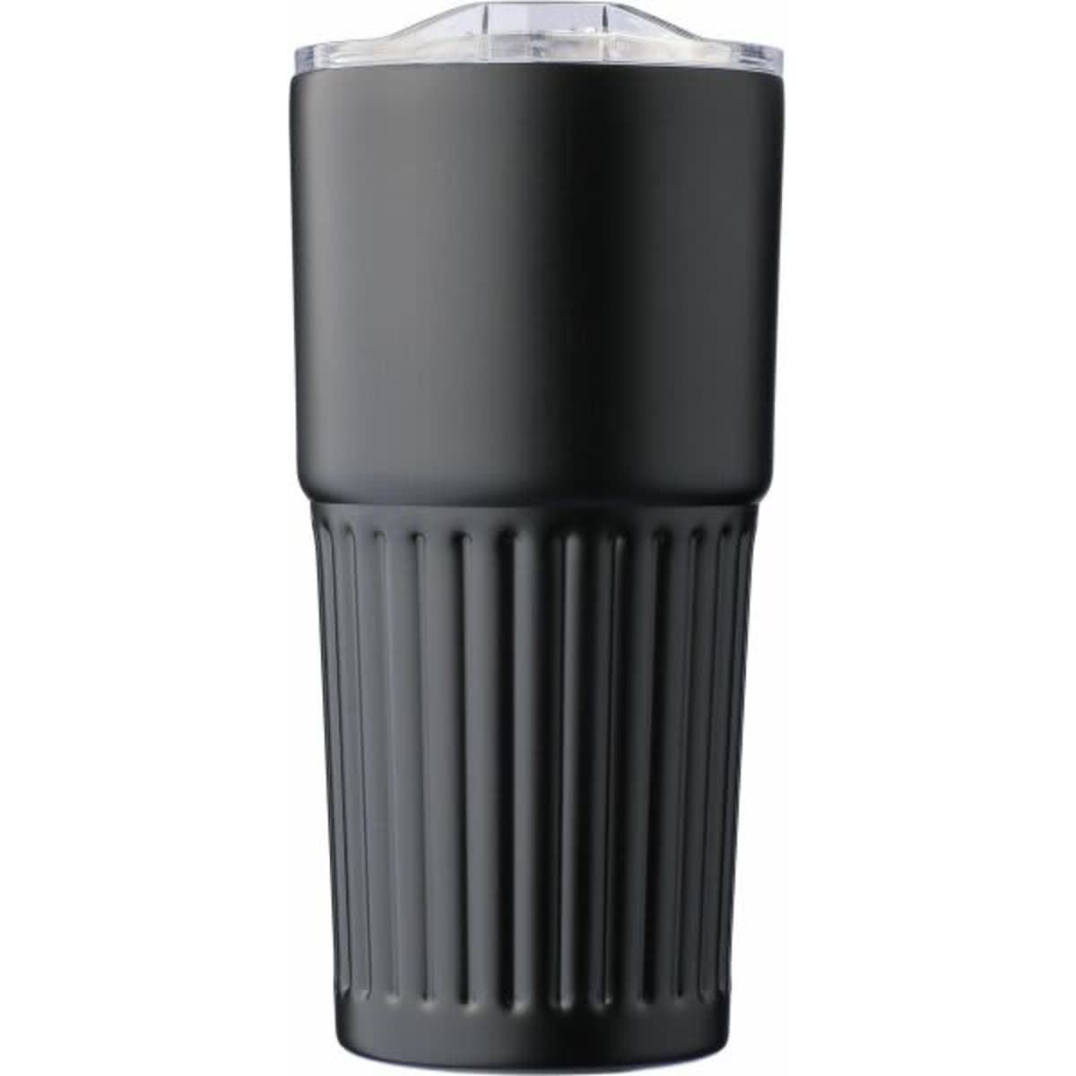 Recycled stainless steel double-walled drinking mug (500 ml) Kael