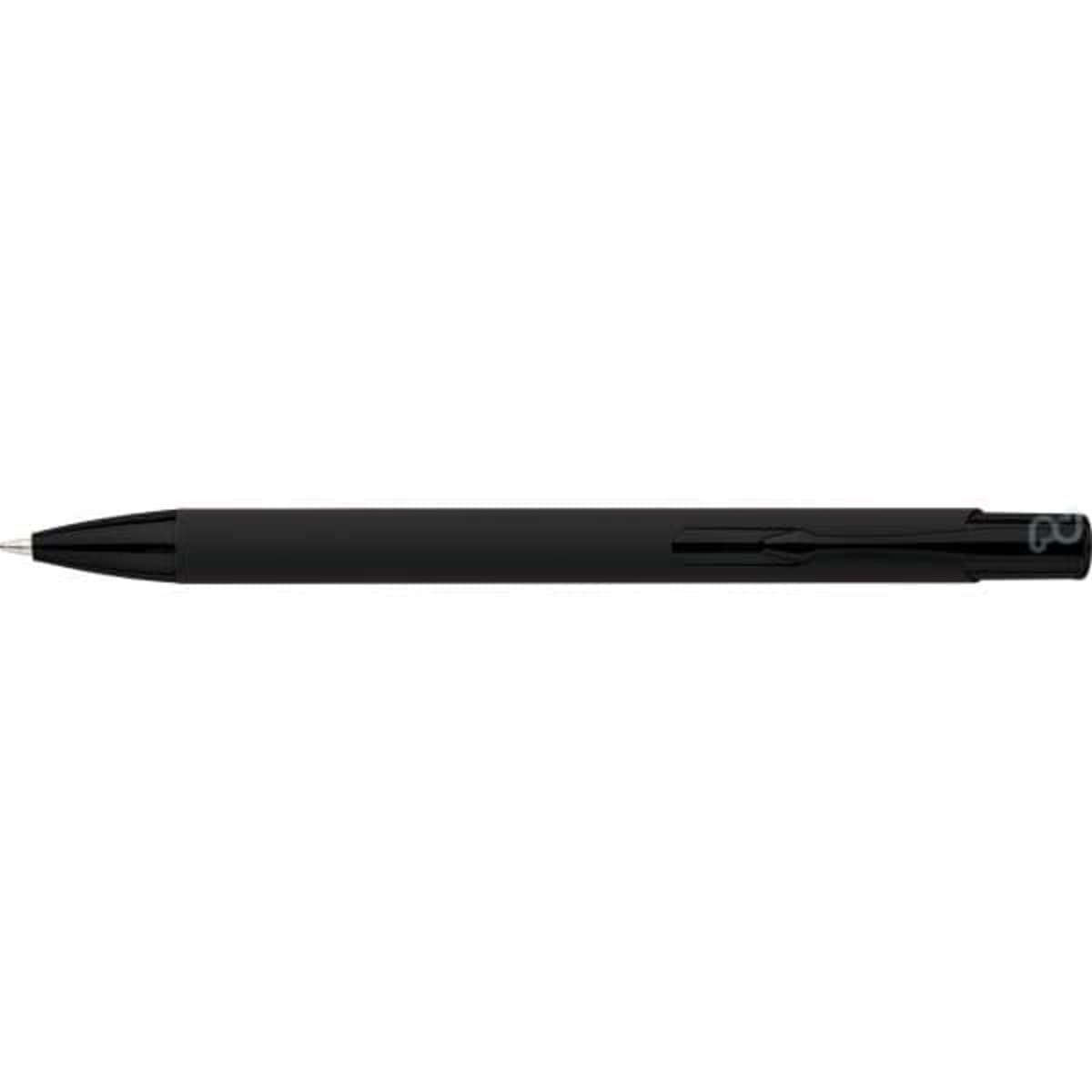 Recycled aluminium rubberized ballpen Anisa