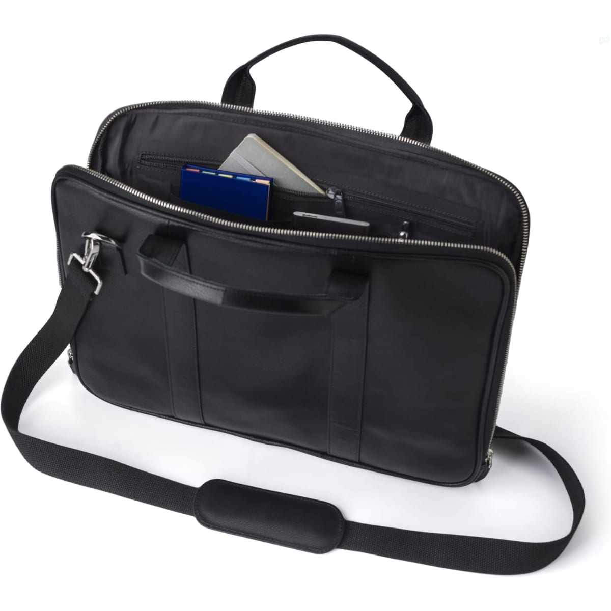 Leather laptop bag Michael