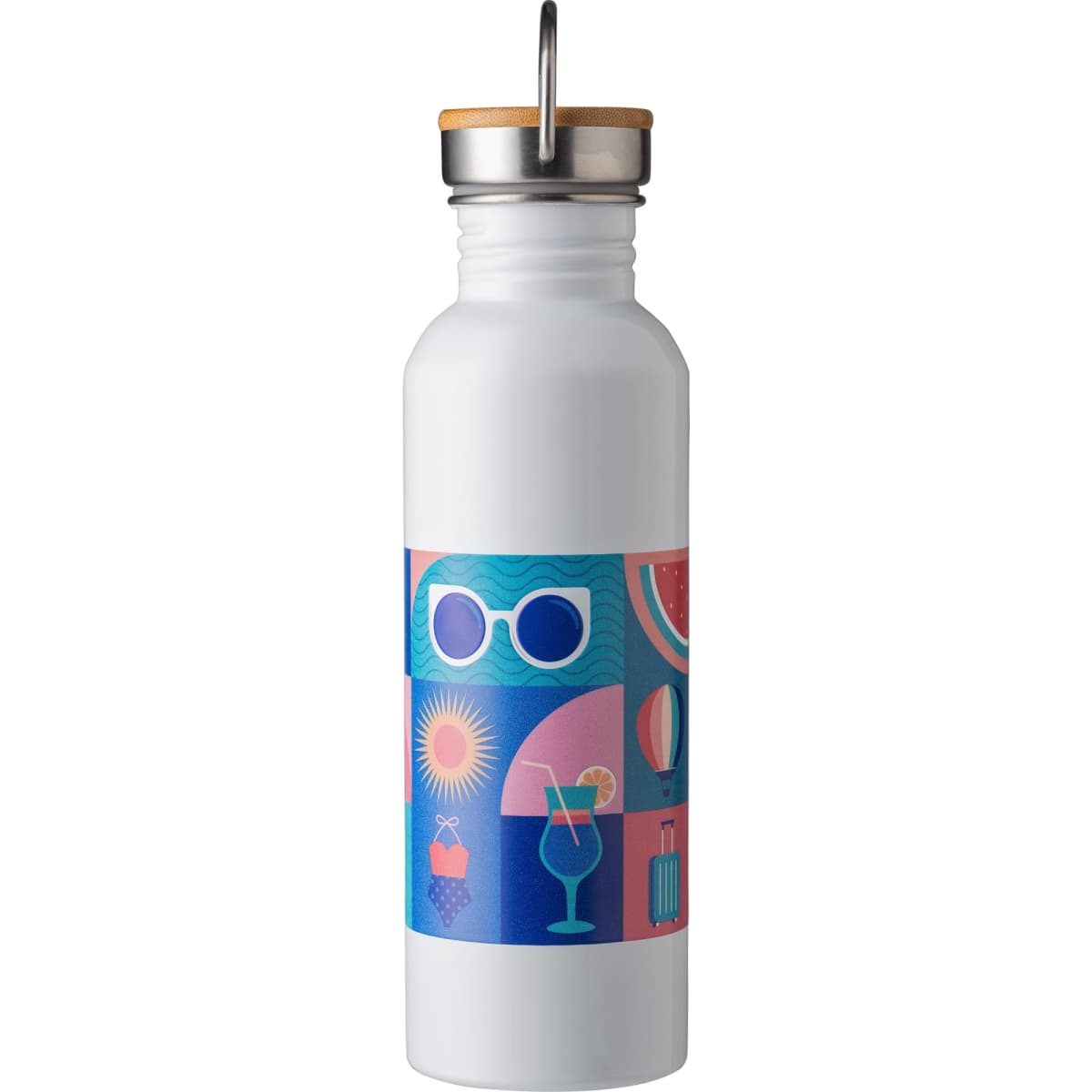 Stainless steel drinking bottle Poppy