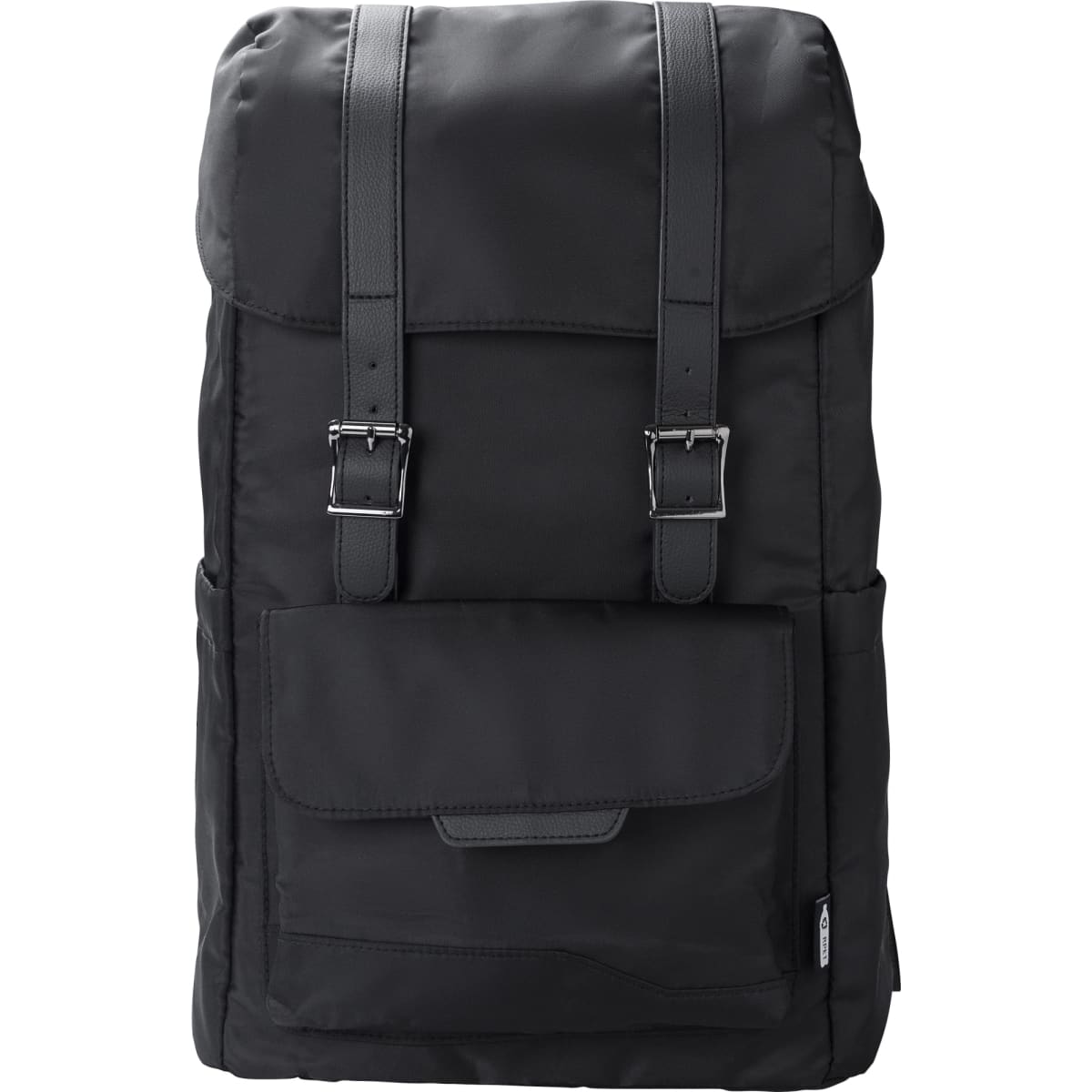 RPET (290T) polyester twill flap backpack Marlowe