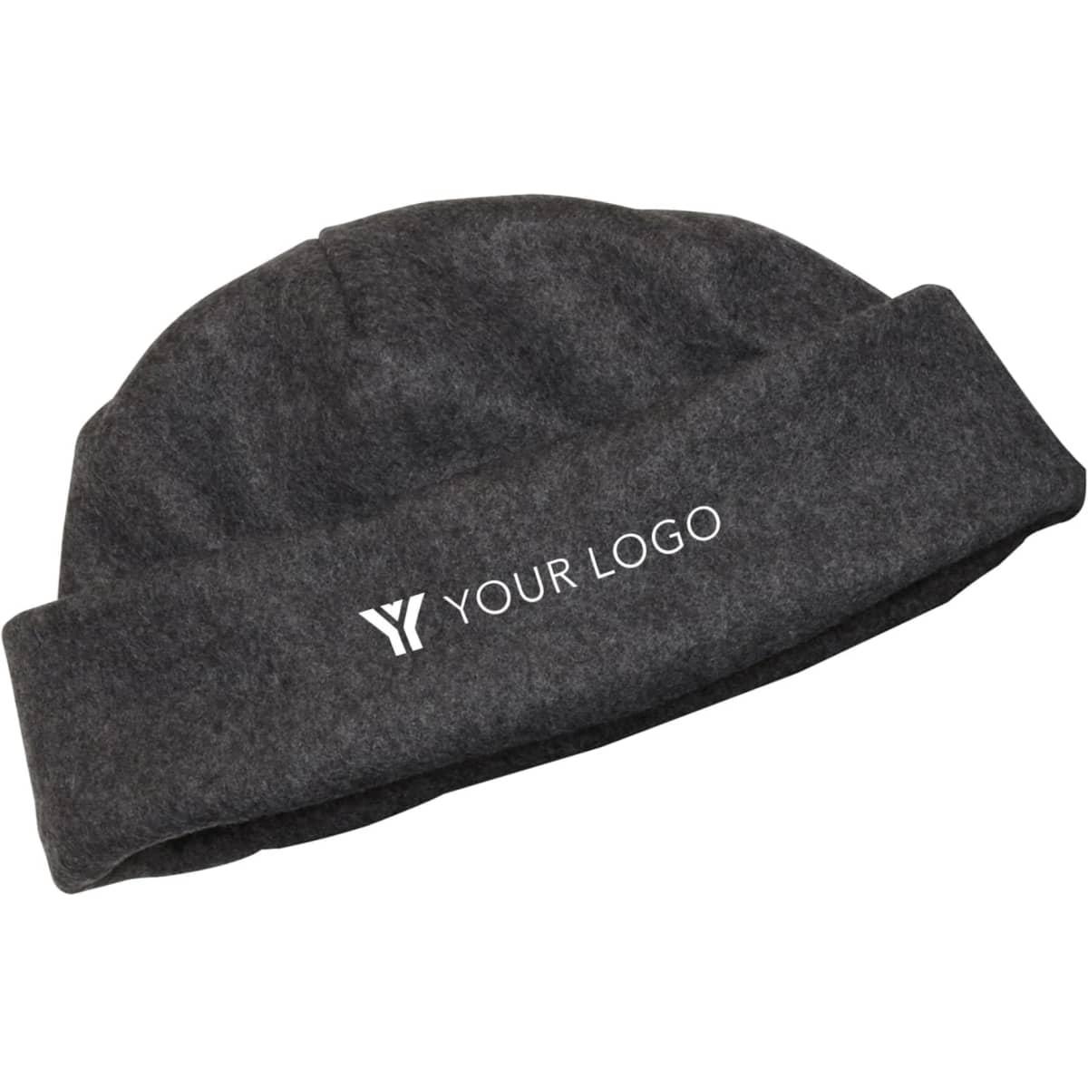 Polyester fleece (200 gr/m²) beanie and scarf