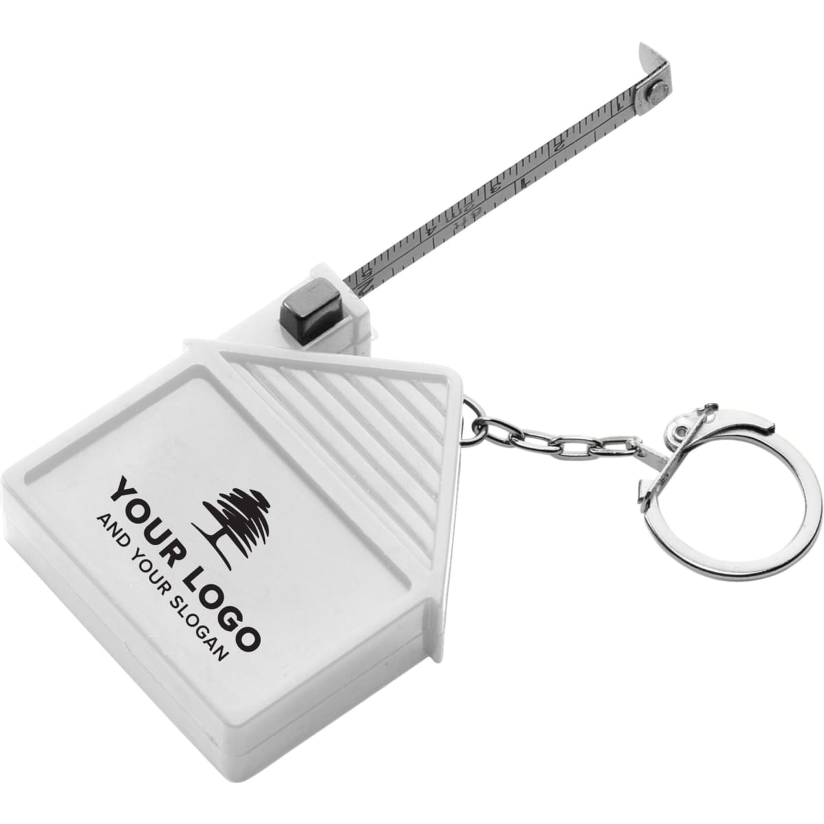 ABS key holder tape measure