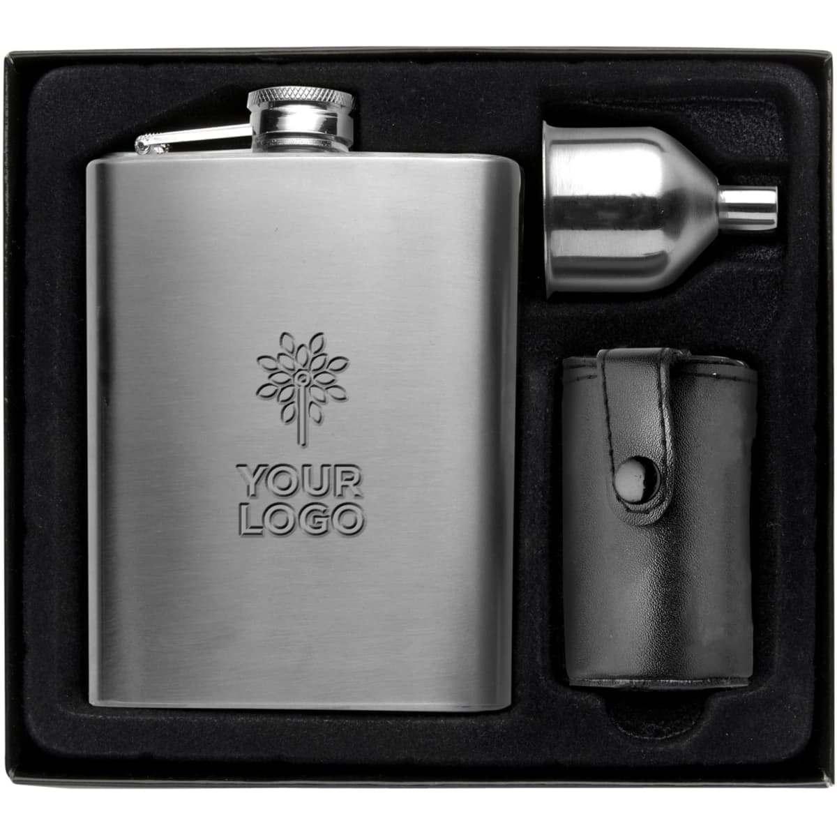 Stainless steel hip flask