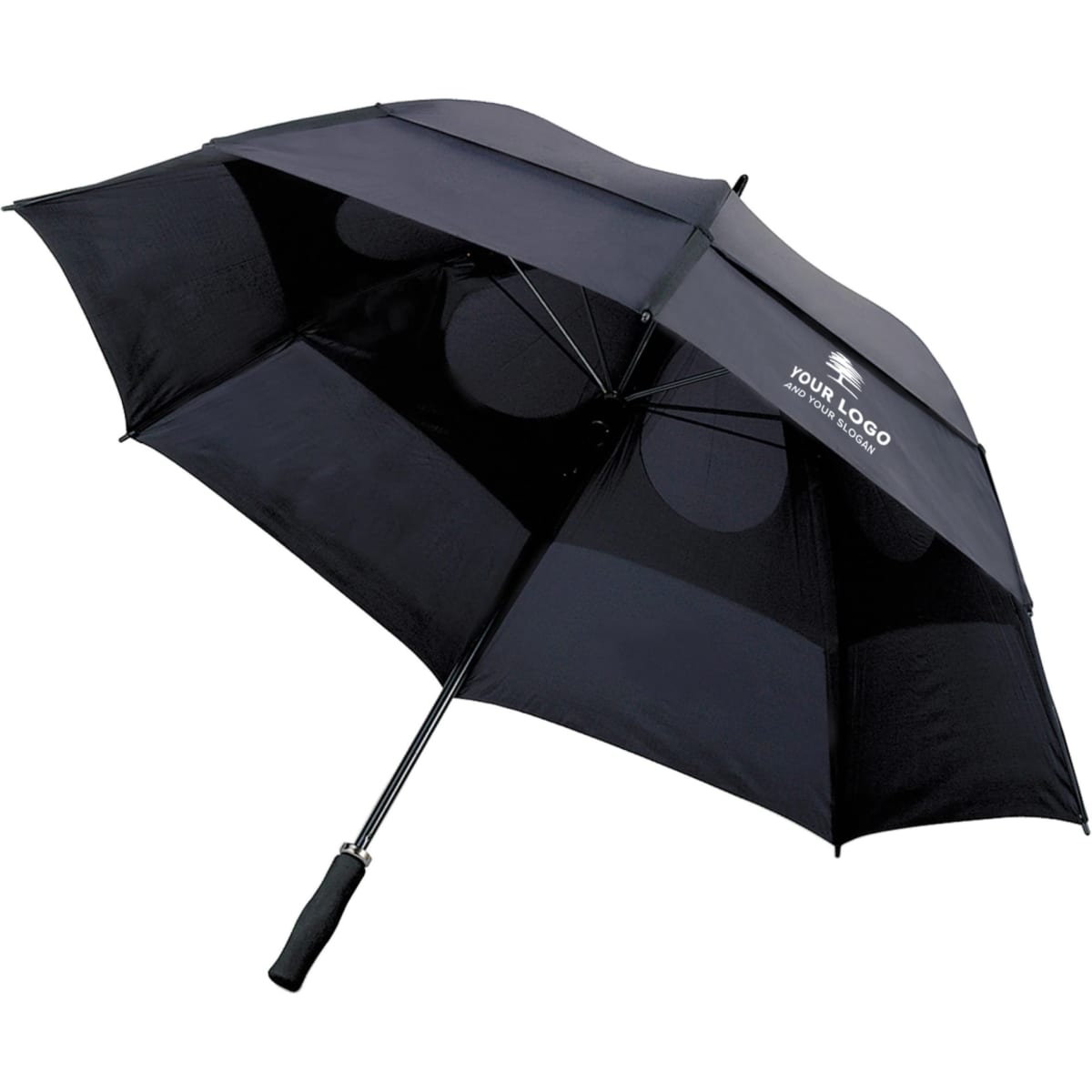 Polyester (210T) storm umbrella