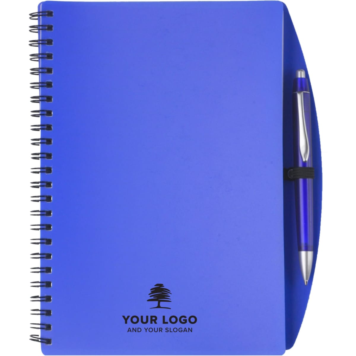 PP notebook with ballpen