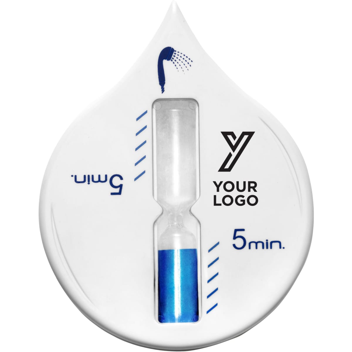 Plastic shower timer