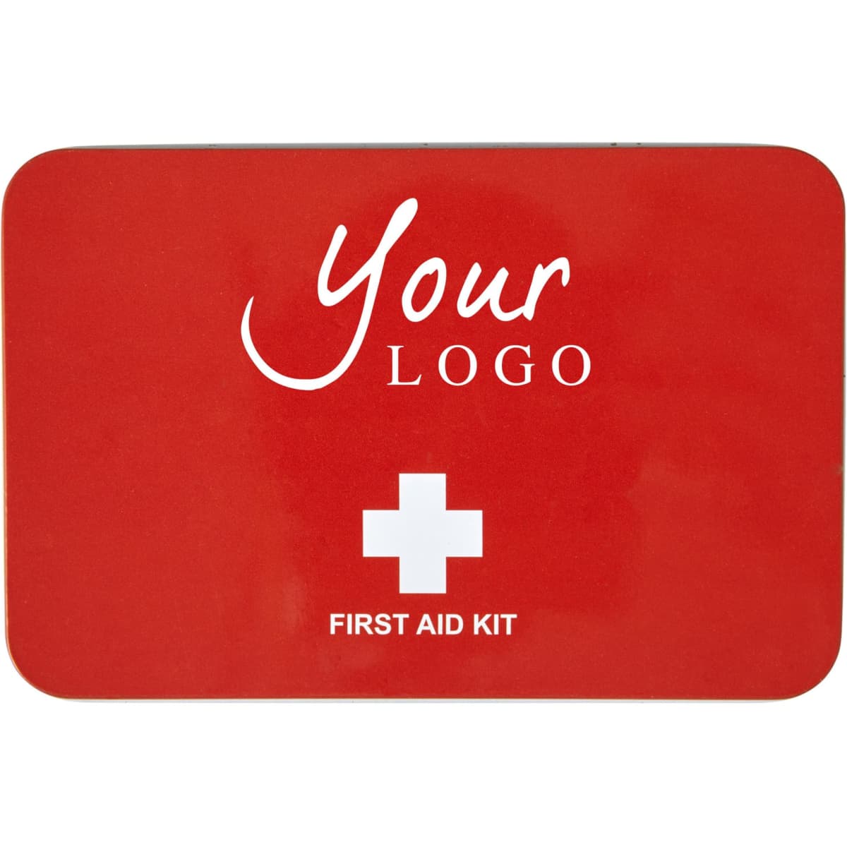 Metal tin first aid kit