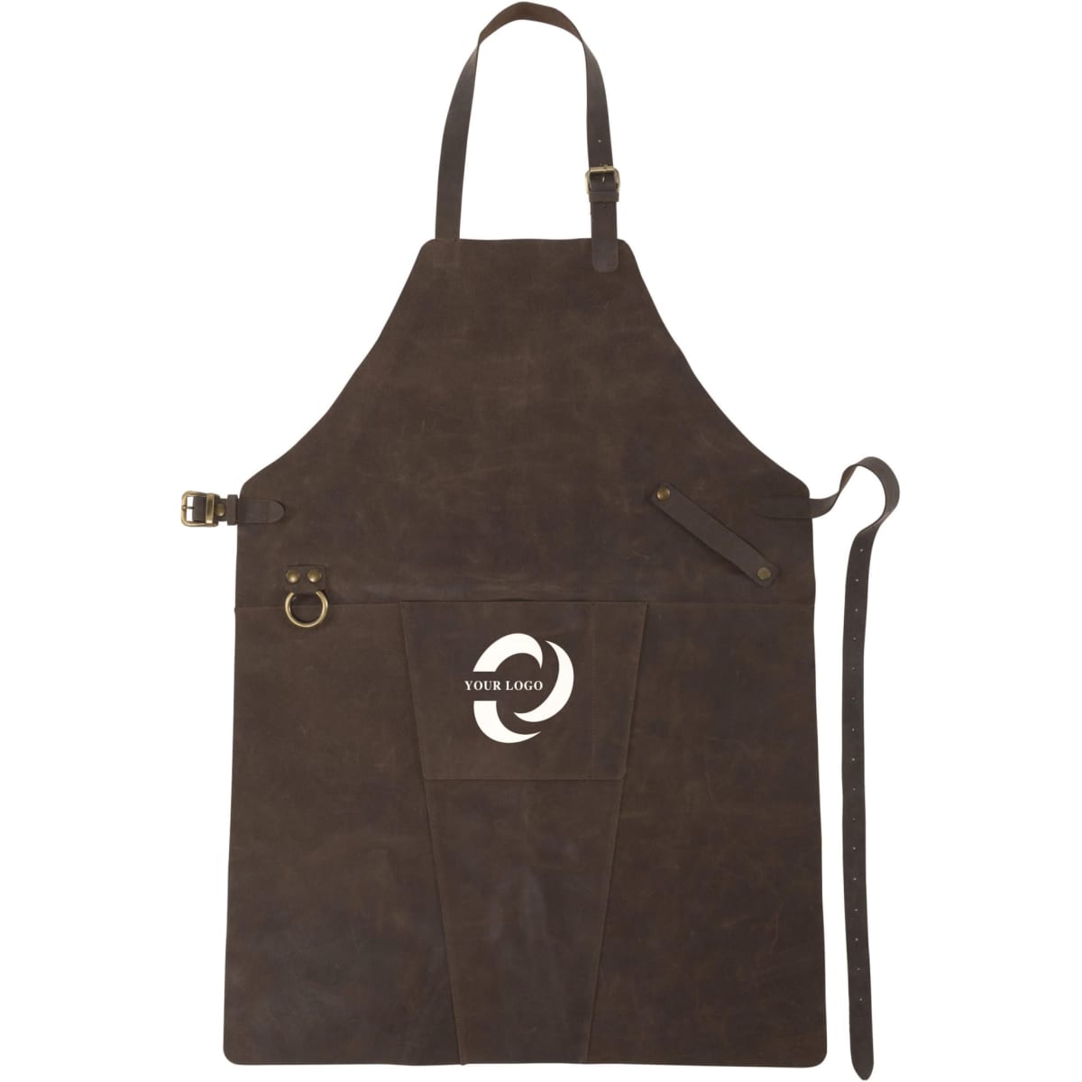 Split leather apron