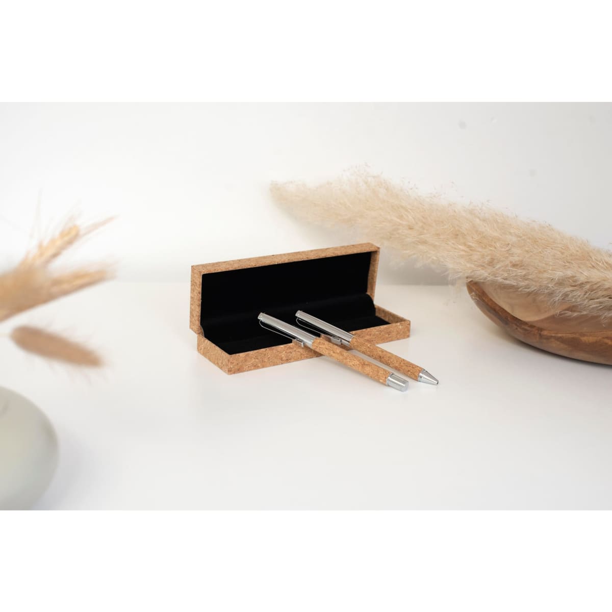 Cork writing set