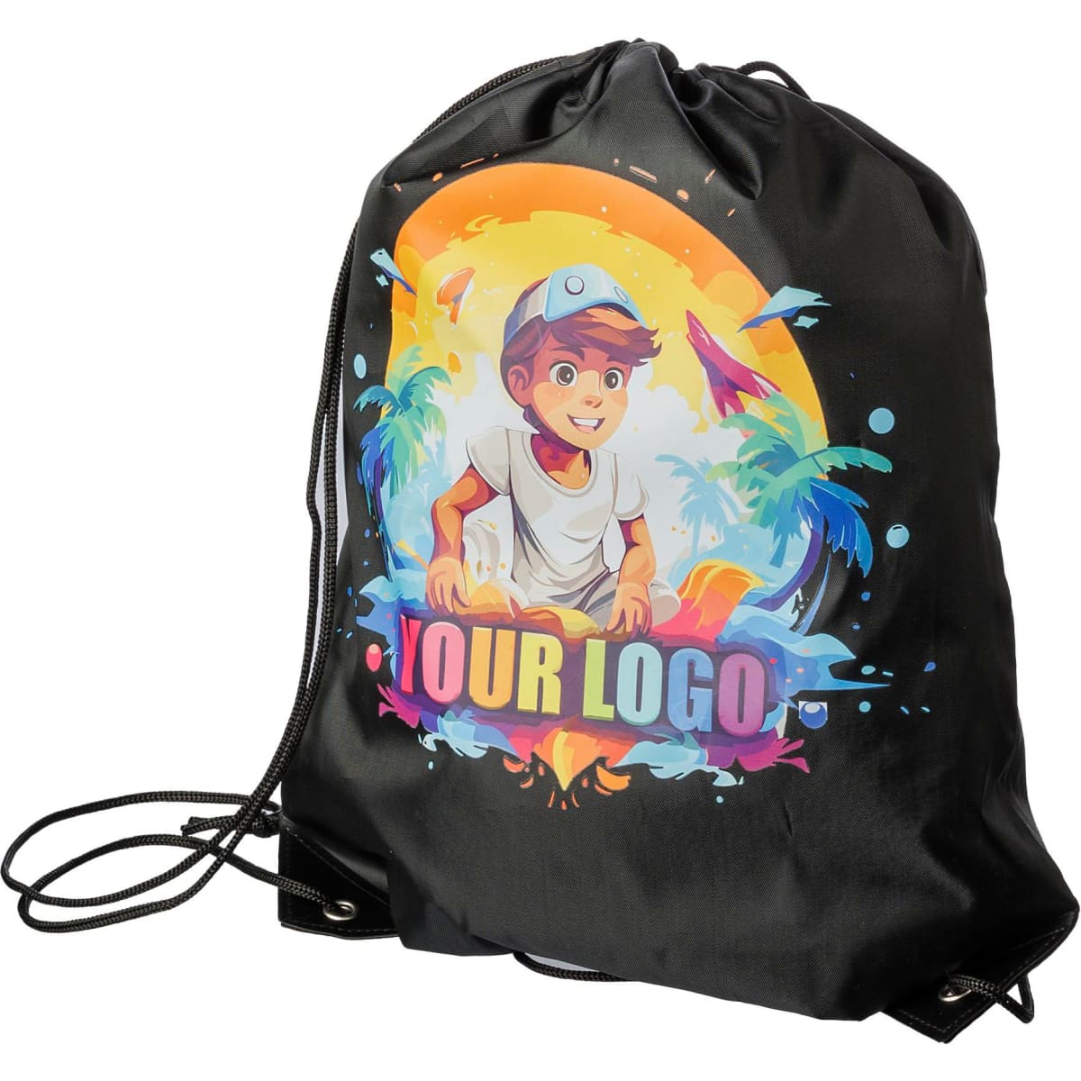 Polyester (210D) drawstring backpack