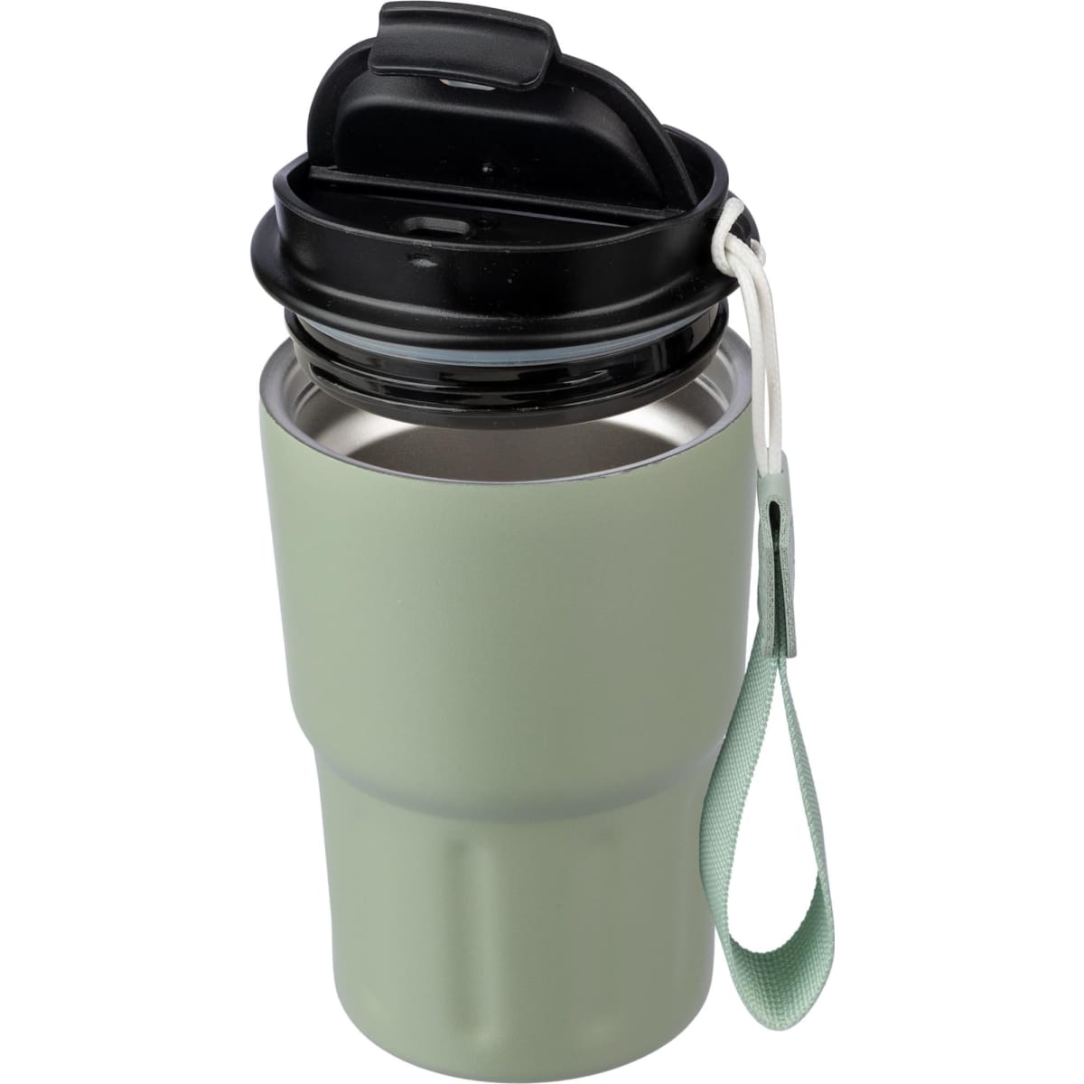 Stainless steel double walled mug Louisa