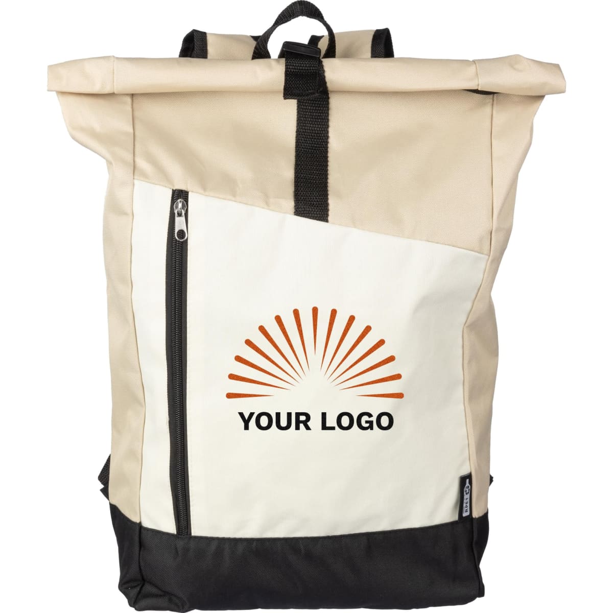 rPET (600D) roll-top backpack Marlene