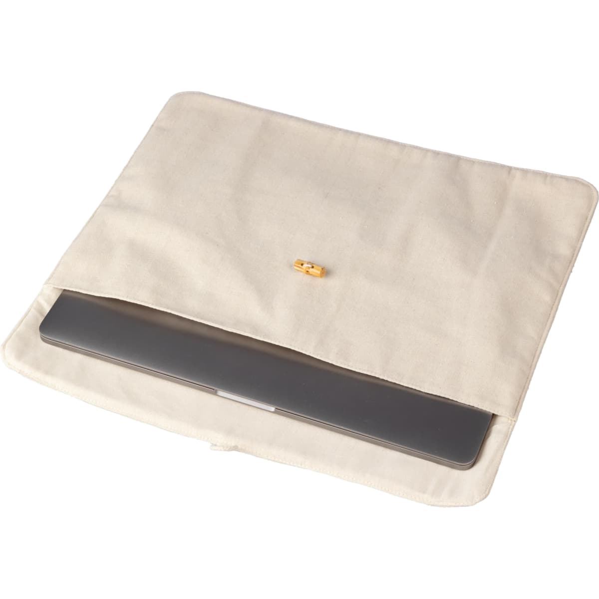 Cotton (220 gr/m2) laptop pouch Dirk