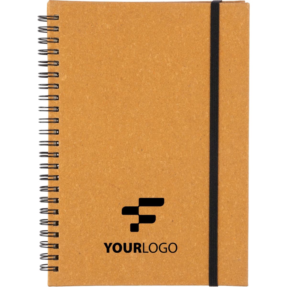 Recycled leather notebook A5 Egon