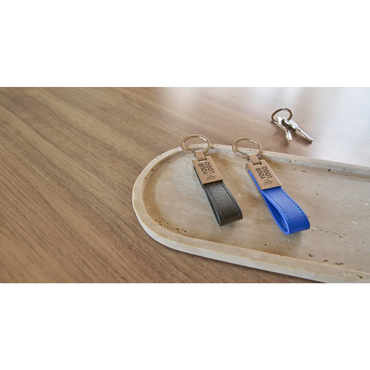 Steel and PU key holder