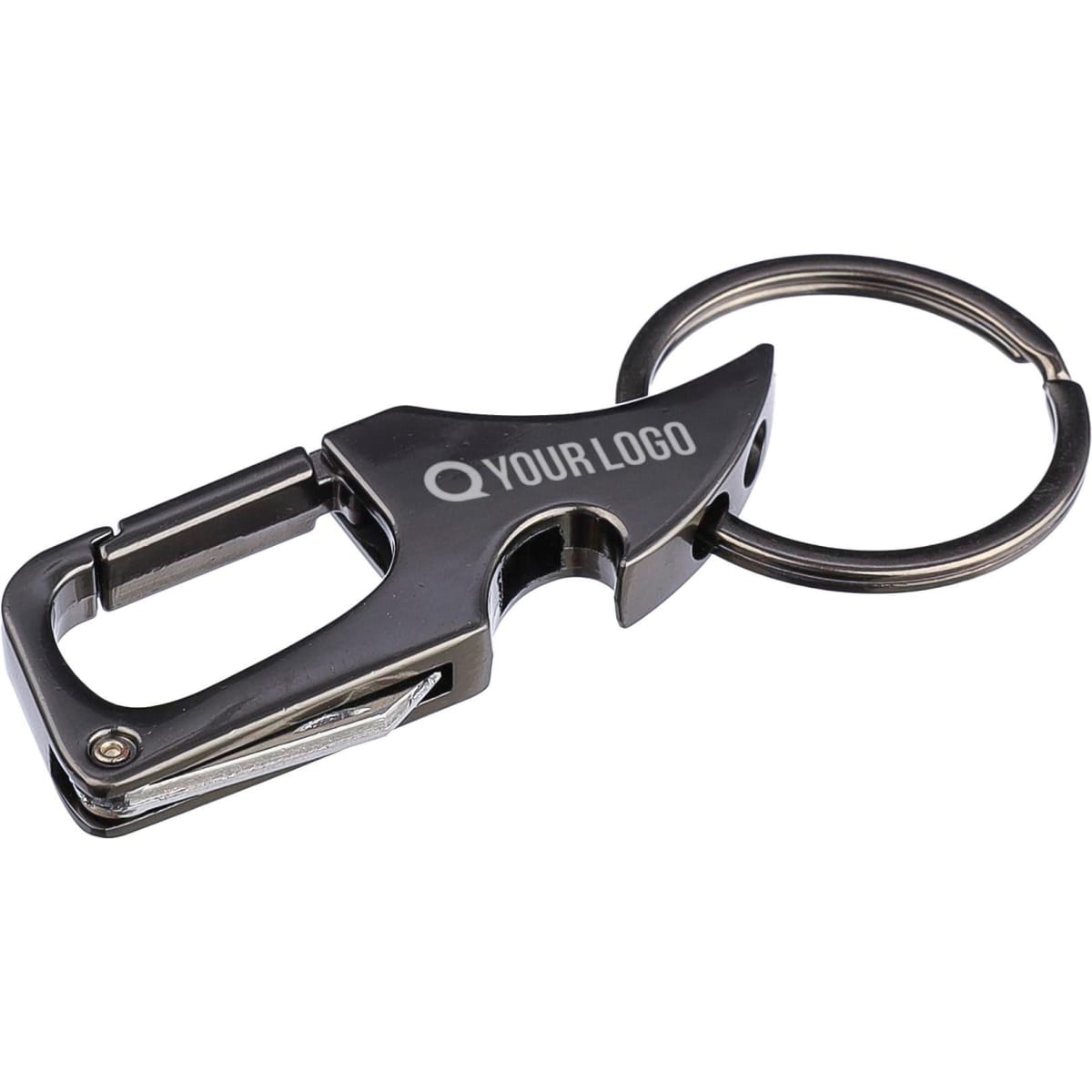 Metal carabiner keychain Bella