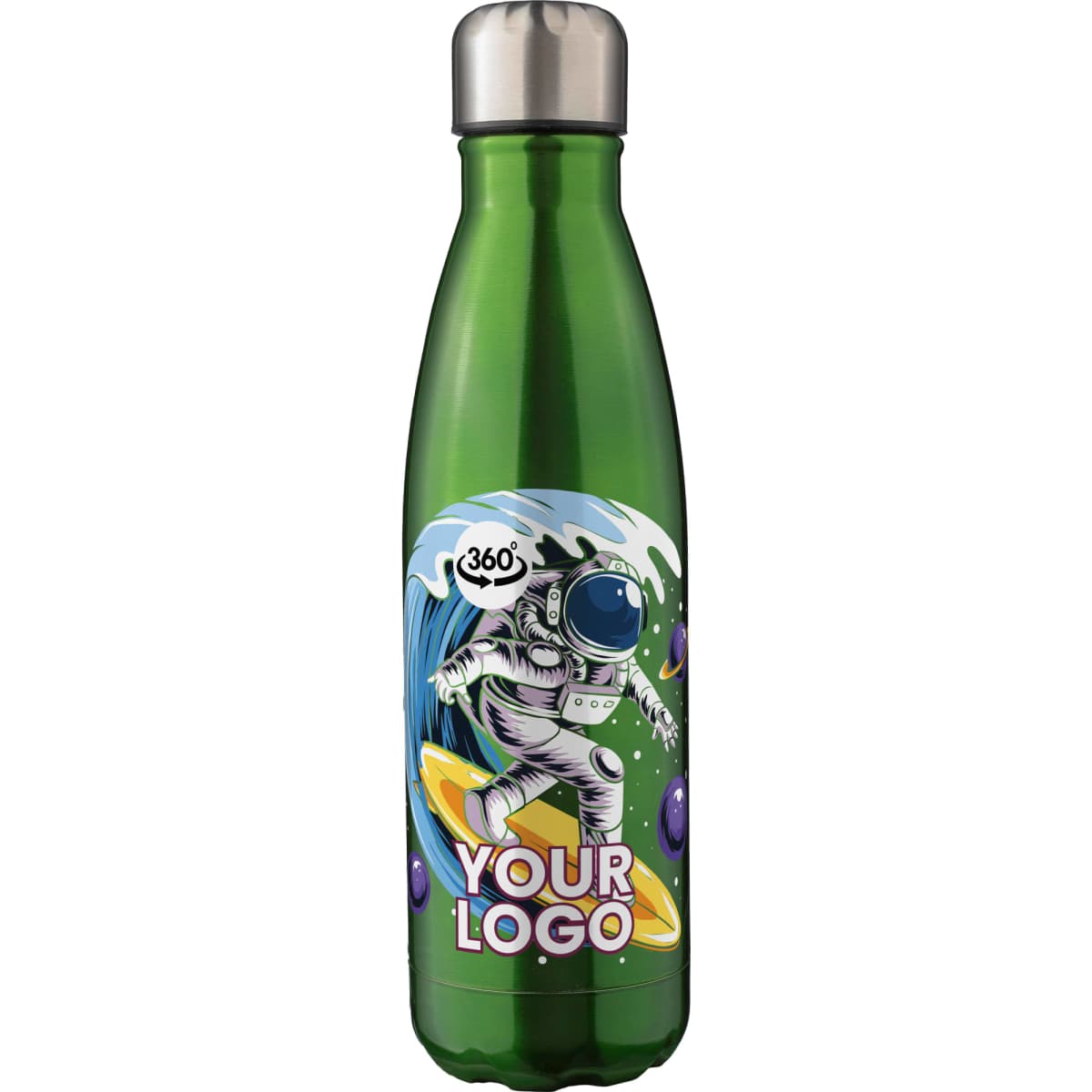 Recycled stainless steel double-walled flask 500 ml Clifford