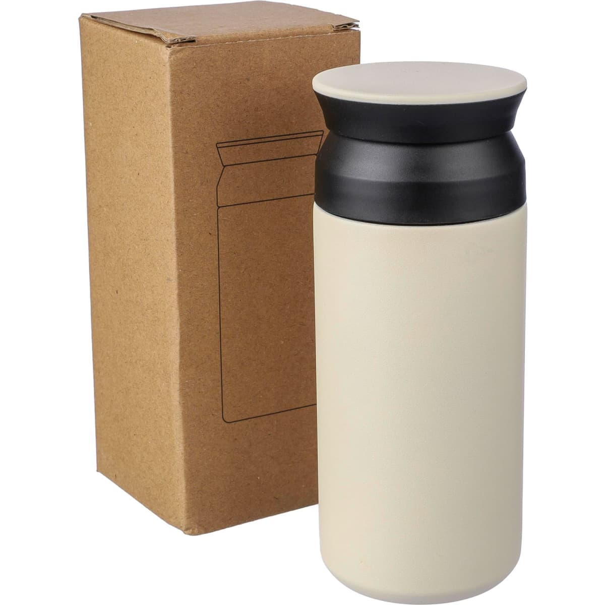 Stainless steel double-walled drinking mug 350 ml Gwen