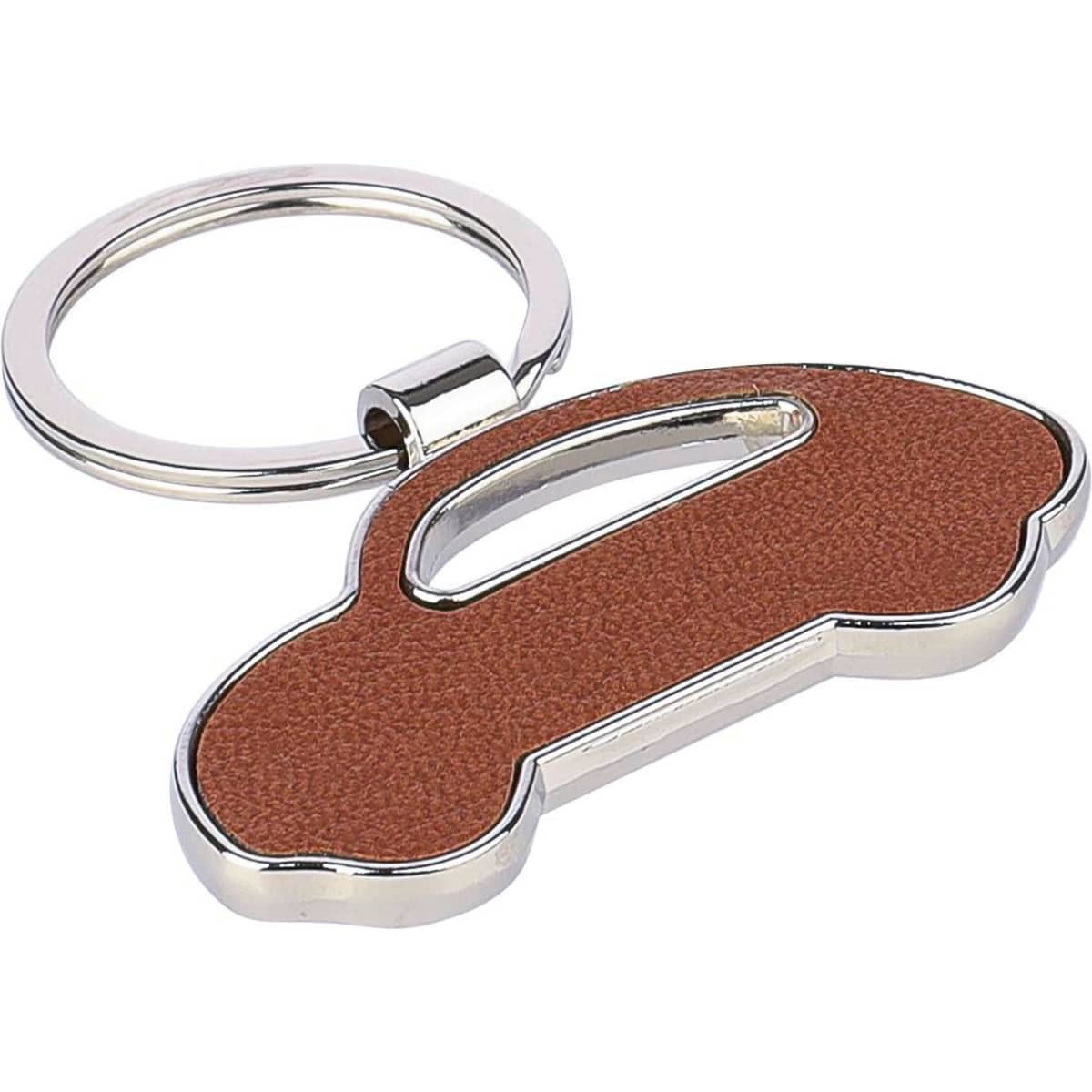 Recycled leather keychain Joan