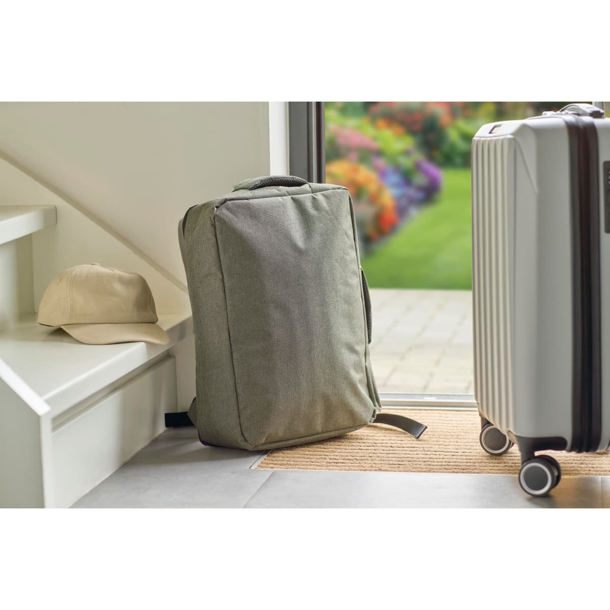 rPET (300D) polyester laptop backpack Eulalia