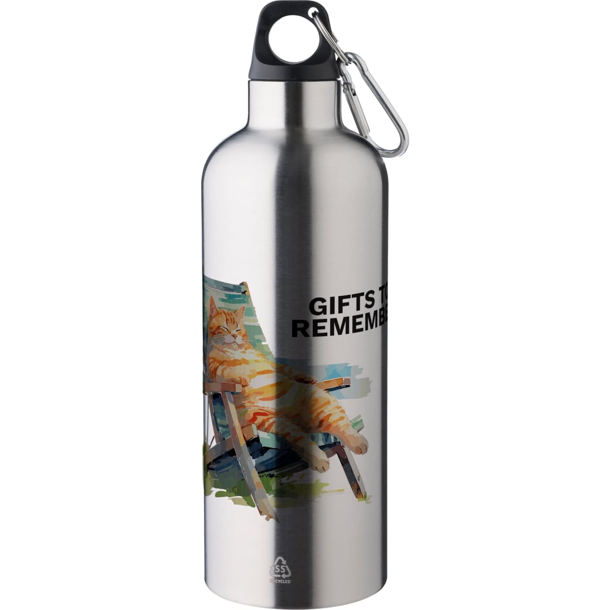 Recycled stainless steel double walled bottle (500 ml) Lysandra