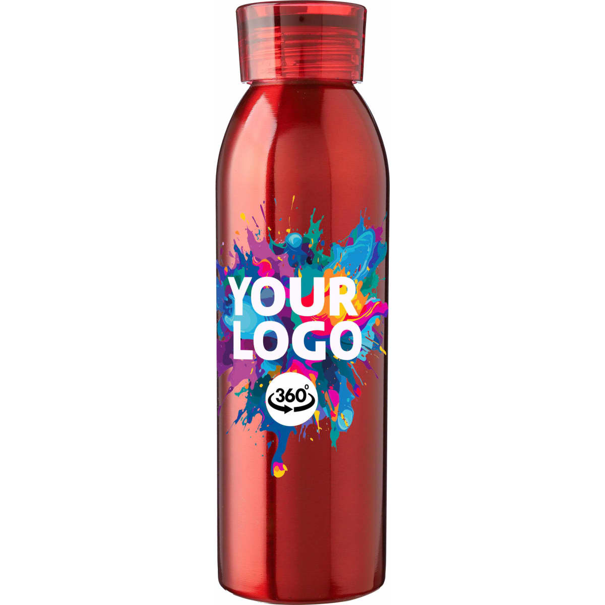 Stainless steel single-walled drinking bottle 650 ml Cindy