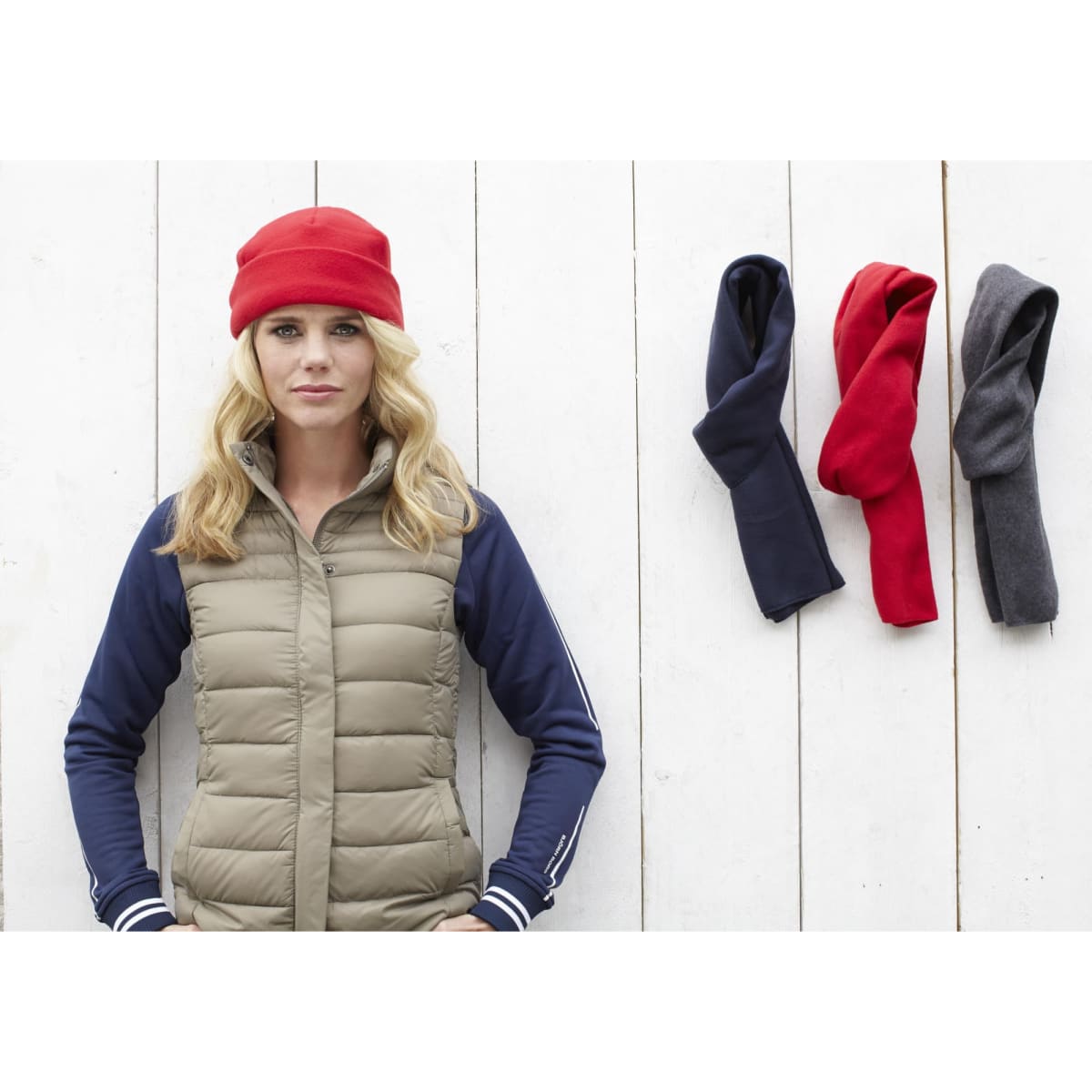 Polyester fleece (200 gr/m²) beanie