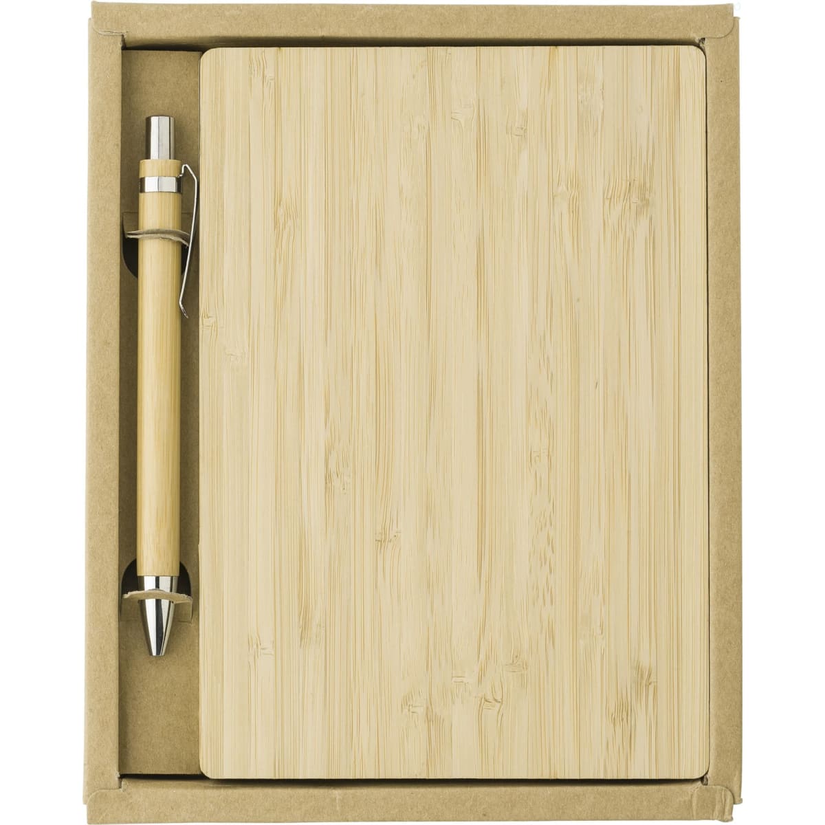Bamboo cover notebook