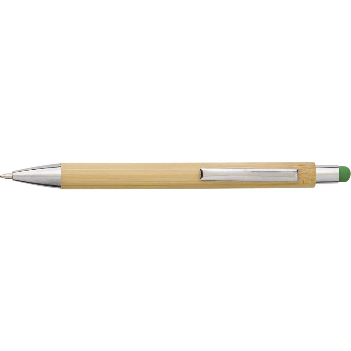 Bamboo and plastic ballpen
