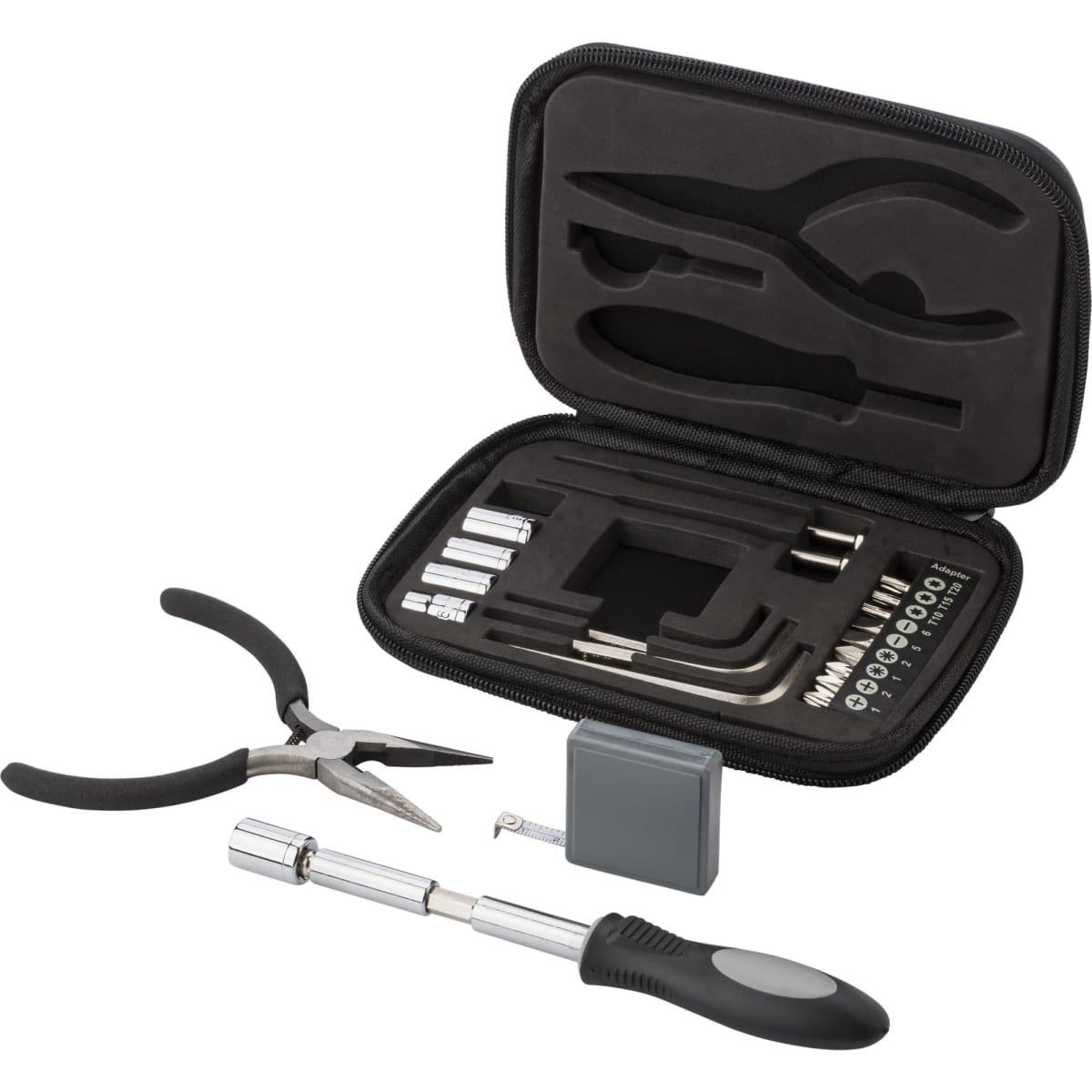 Bonded leather case tool kit