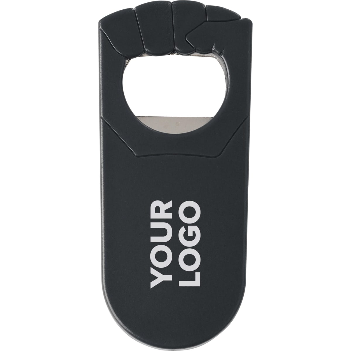 Plastic bottle opener