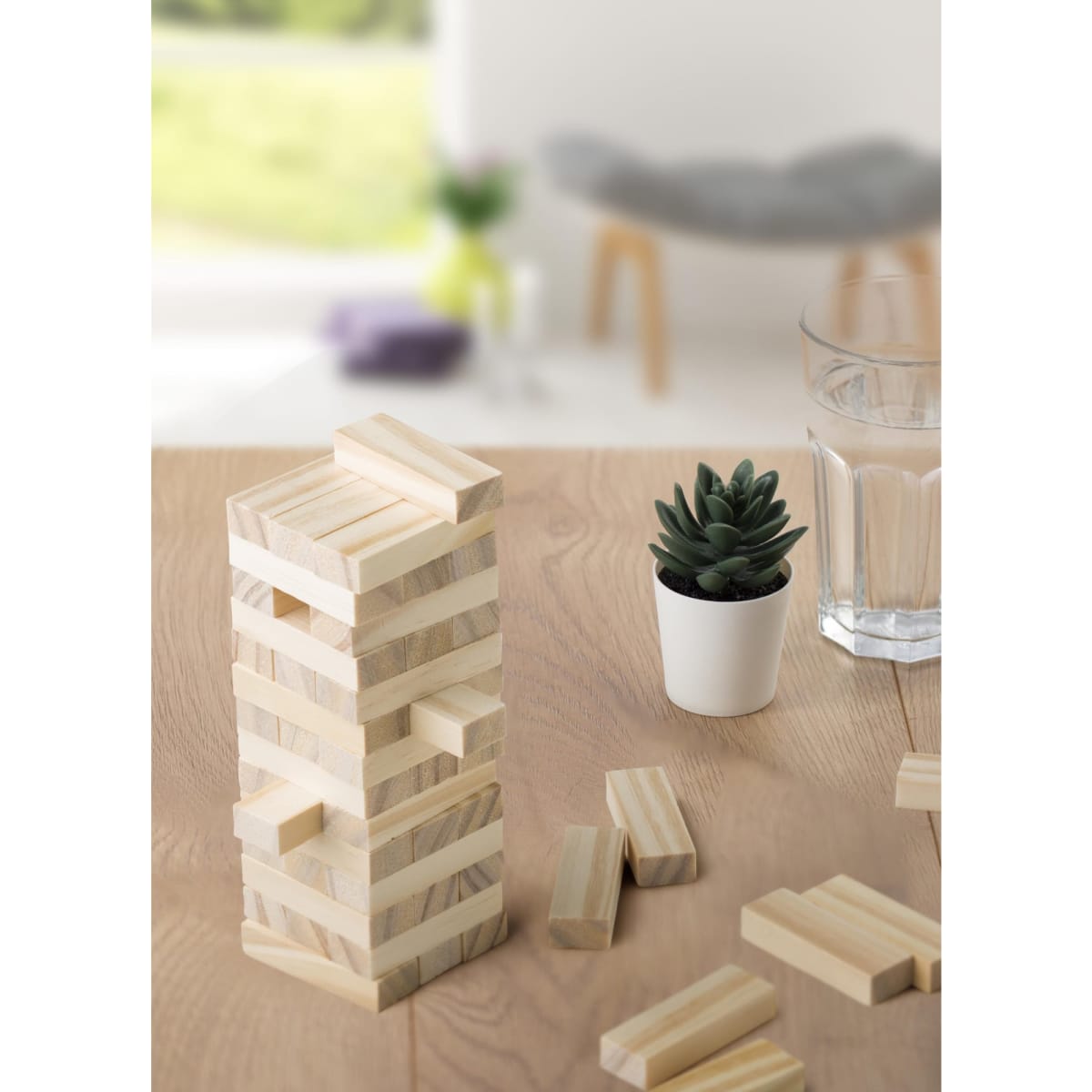 Wooden skills game
