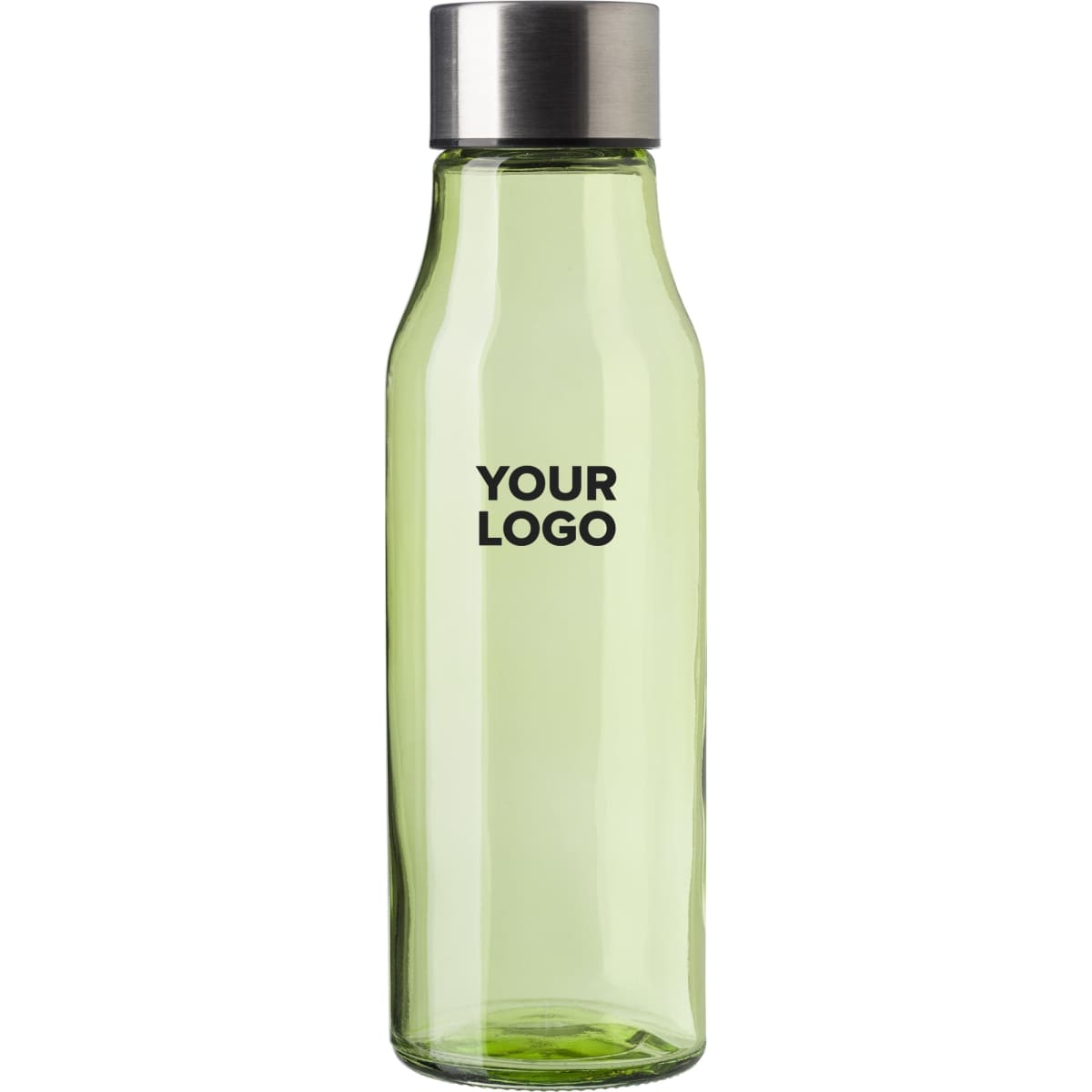 Glass and stainless steel bottle (500 ml)