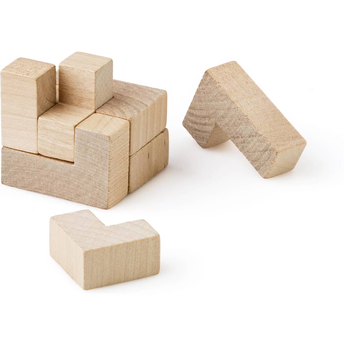Wooden cube puzzle