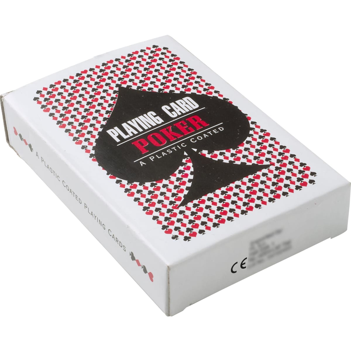 Cardboard box with playing cards