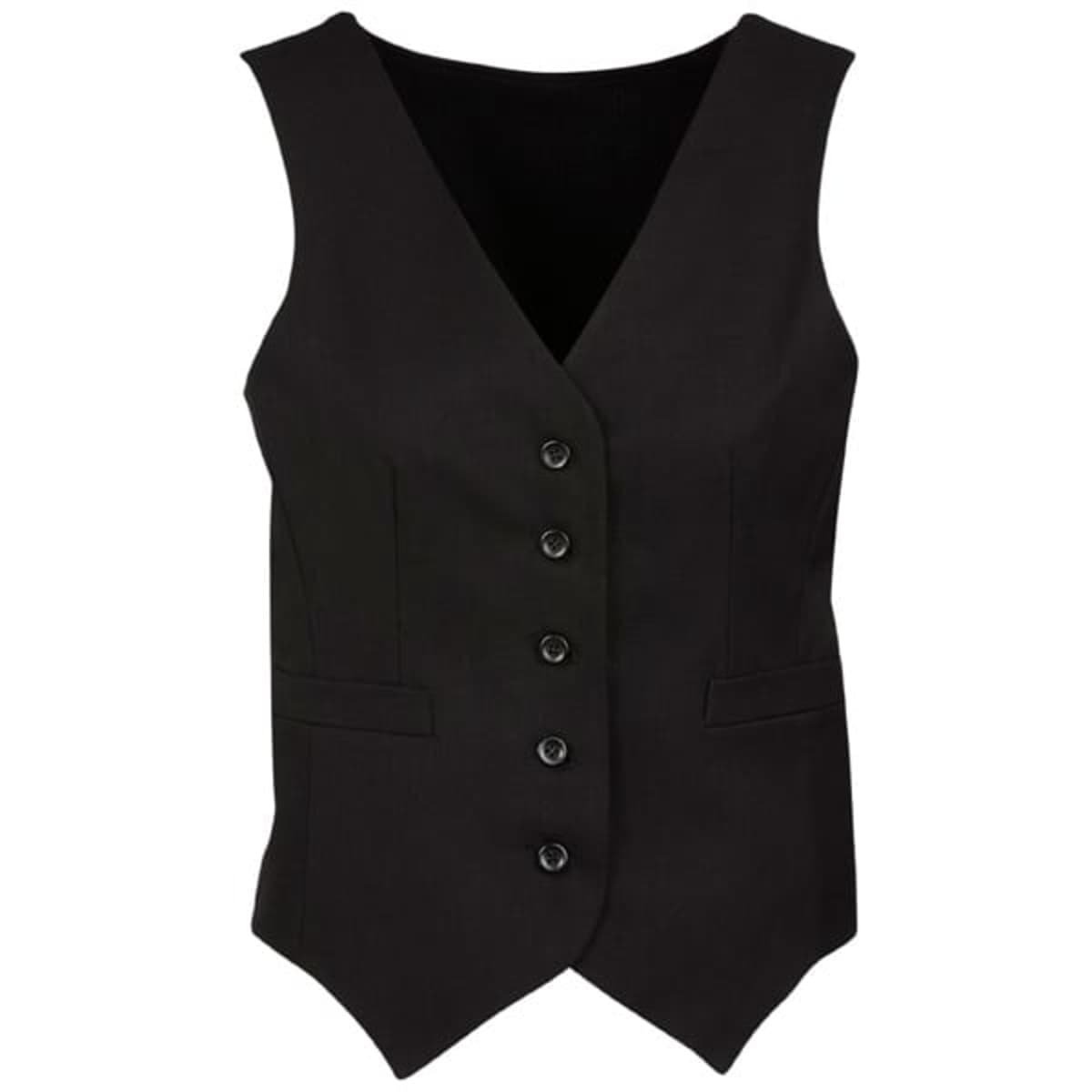 Cool Stretch Womens Peaked Vest with Knitted Back