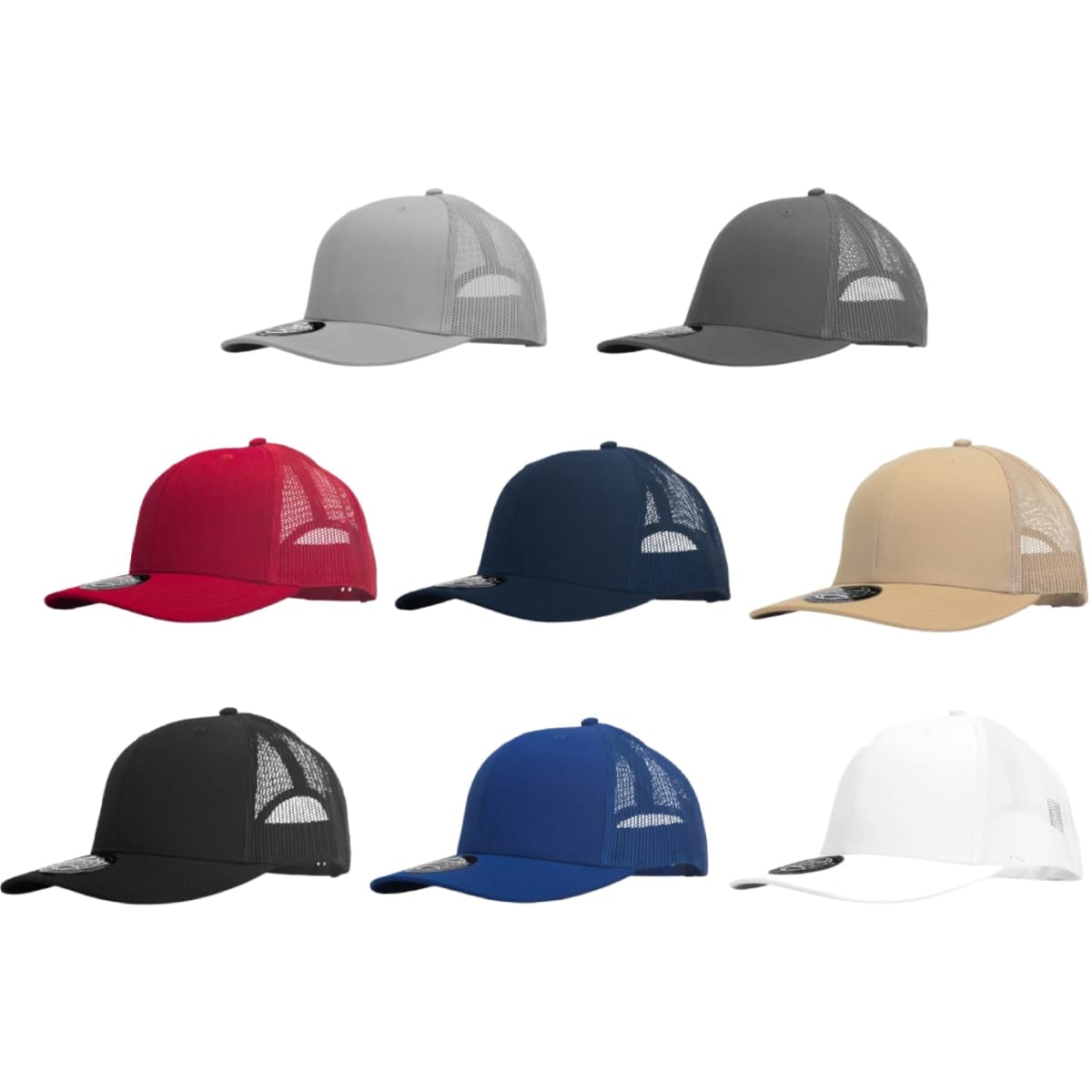 Woody 6 Panel PolyCotton Trucker Cap with Mesh Back