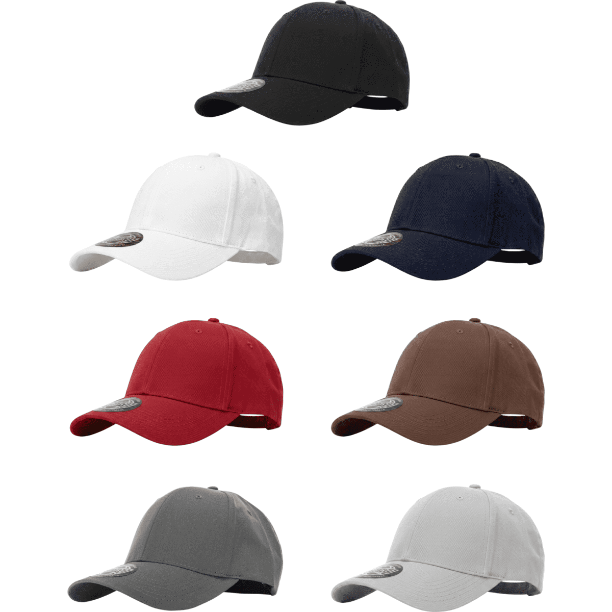 Lake 6 Panel Polyester Stretch Cap