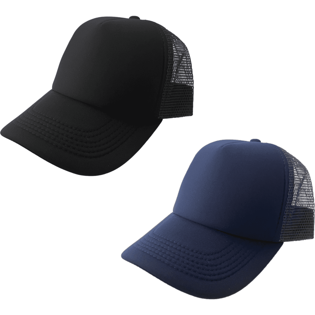 Half Mesh Nylon Foam Trucker Cap