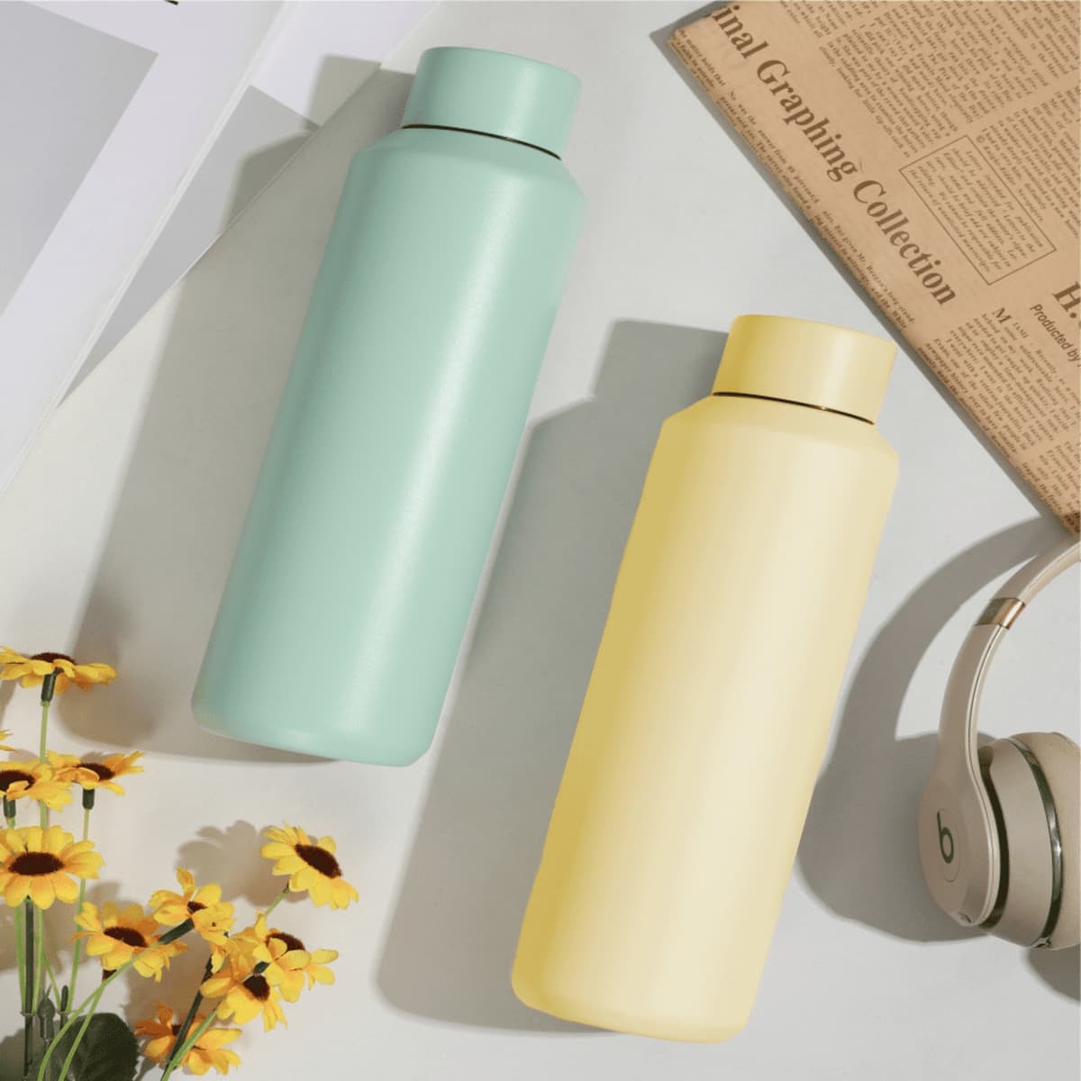 Sicily double wall stainless steel vaccum drink bottle | Branded with ...