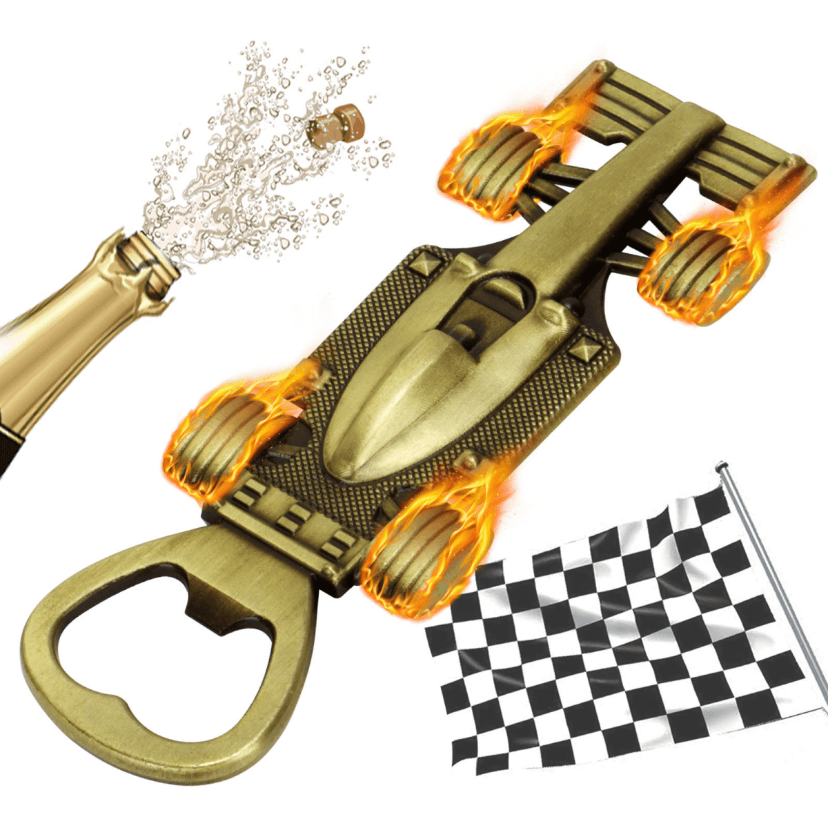 Racing Car Shaped Bottle Opener