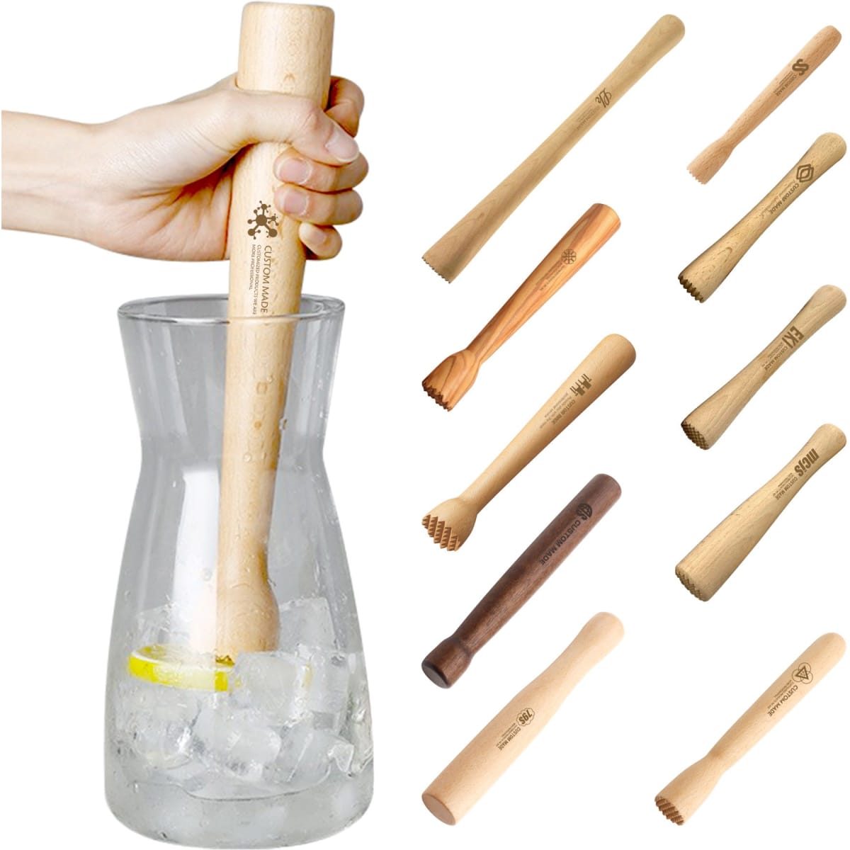 Wooden Cocktail Muddler