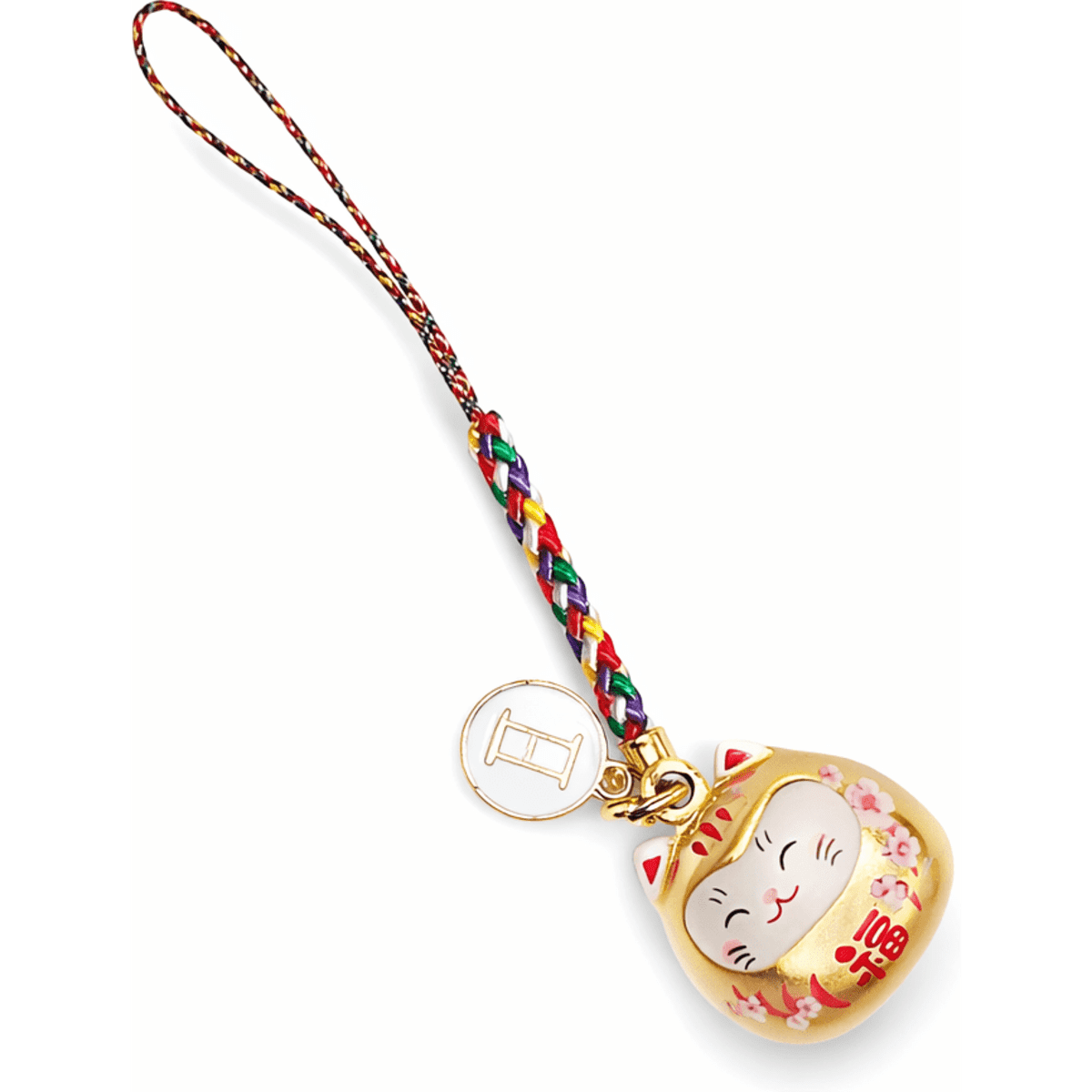 Japanese-style Bell Keychain With Custom Tag