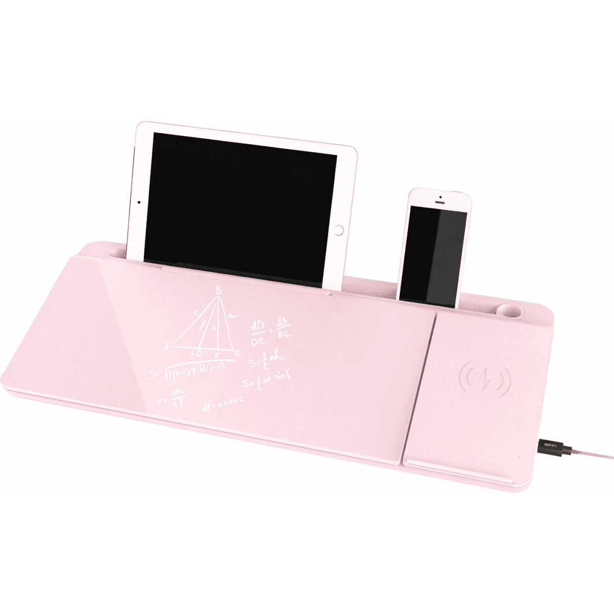 Multi-function Desktop Whiteboard with Wireless Charger