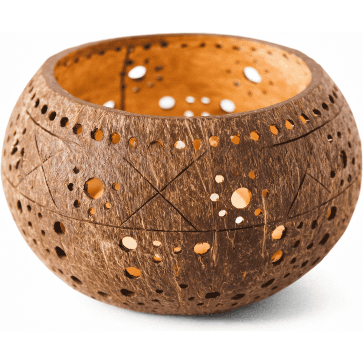Coconut Shell Tealight Holder